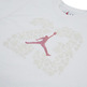 Jordan Girls JDG 23 Floral SS Tee "White-Beige"