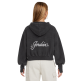 Jordan Girls JDG Rebel Rose Pullover Hoodie "Off Black"