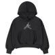 Jordan Girls JDG Rebel Rose Pullover Hoodie "Off Black"