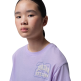 Jordan Girls JDG Secret Garden Collegiate Tee "Violet Mist"