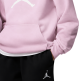 Jordan Girls Jumbo Jumpman Fleece Hoodie "Pink Foam"