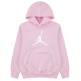 Jordan Girls Jumbo Jumpman Fleece Hoodie "Pink Foam"