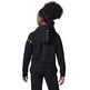 Jordan Holiday Shine Glitter Pullover Hoodie "Black-Gold"