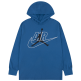 Jordan Kids Air Swoosh Jumpman Long-Sleeved Hooded T-shirt "True Blue"