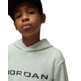 Jordan Kids Baseline Pullover Hoodie "LT Silver"