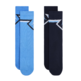 Jordan Kids Diamond High Crew Socks (2 Pairs) "University Blue-Navy"