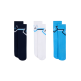 Jordan Kids Diamond High Crew Socks (3 Pairs) "University-White-Blue-Navy"