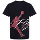 Jordan Kids Halftone Flight Logo Tee "Schwarz"