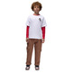 Jordan Kids JDB Air Jordan Has Landed SS Tee "White"