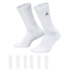 Jordan Kids JDB Everyday Essentials Crew 6 PPack Socks "White"