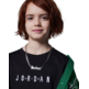 Jordan Kids JDB MJ Wordmark Embroidered Tee "Black"