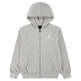 Jordan Kids Jumpman Essential Fleece Full-Zip Hoodie "Grey Heather"