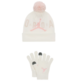 Jordan Kids Pom-Pon Beanie and Gloves 2Piece Set "Sail"