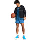 UA Herren Zone gewebte Jacke "Schwarz"
