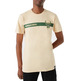 Die neue Ära Milwaukee Bucks Team Logo Stripe Tee "Maize"