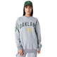 Neu Era MLB Oakland Athletik Großes Logo Crew Neck Sweatshirt