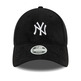 New Era MLB Womens NY Yankees Cosy 9FORTY Einstellbare Kappe "Schwarz"