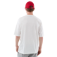 New Era NBA BB Chicago Bulls Script Graphic Oversized T-Shirt "White "