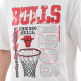 New Era NBA BB Chicago Bulls Script Graphic Oversized T-Shirt "White "