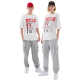 New Era NBA BB Chicago Bulls Script Graphic Oversized T-Shirt "White "