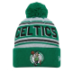 New Era NBA Boston Celtics Knit EG Wordmark Beanie Pom-pom