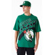 Neue Era NBA Boston Celtics Großes Wordmark überdimensionales T-Shirt