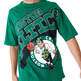 Neue Era NBA Boston Celtics Großes Wordmark überdimensionales T-Shirt
