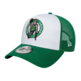 New Era NBA Boston Celtics Side Patch 9FORTY A-Frame Trucker Adjustable Cap