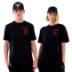 New Era NBA Chicago Bulls Court Graphic Regular Tee "Black"