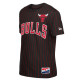 New Era NBA Chicago Bulls Throwback H1 Pinstriped SS Tee