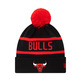 Neue Ära NBA Chicago Bulls Jake Cuff Mütze Pompom