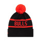 Neue Ära NBA Chicago Bulls Jake Cuff Mütze Pompom