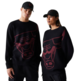 New Era NBA Chicago Bulls Knit Oversized Sweater "Black"