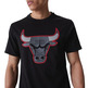 Neue Ära NBA Chicago Bulls Outline Tee "Schwarz"