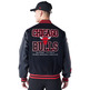 New era NBA Chicago Bulls Patch Varsity Jacket "Black"