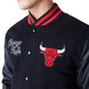 New era NBA Chicago Bulls Patch Varsity Jacket "Black"