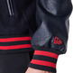 New era NBA Chicago Bulls Patch Varsity Jacket "Black"