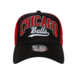 New Era NBA Chicago Bulls Script 9FORTY E-Frame Trucker Adjustable Cap