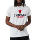 Neue Era NBA Chicago Bulls Script Logo Tee "Weiß"