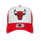 New Era NBA Chicago Bulls Side Patch 9FORTY A-Frame Trucker Adjustable Cap