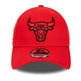 Neu Era NBA Chicago Bulls Seitenaufnäher 9FORTY Einstellbare Kappe