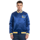 New Era NBA Golden State Warriors Embroidered Logo Bomber Jacket "Blue"