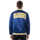 New Era NBA Golden State Warriors Embroidered Logo Bomber Jacket "Blue"