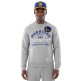 New Era NBA Golden State Warriors Varsity Crew Neck Sweatshirt "Heather Gray"