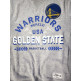 New Era NBA Golden State Warriors Varsity Crew Neck Sweatshirt "Heather Gray"