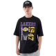 New Era NBA L.A Lakers Basketball Graphic Oversize Tee "Black"