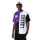 Neu Era NBA L.A. Lakers schneiden und sähen übergroße Tee