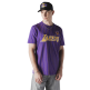 New Era NBA L.A Lakers Throwback H1 Pinstriped SS Tee