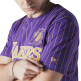 New Era NBA L.A Lakers Throwback H1 Pinstriped SS Tee