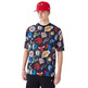 Neues Era NBA Logo Team Alle Over Print Mesh Oversized T-Shirt